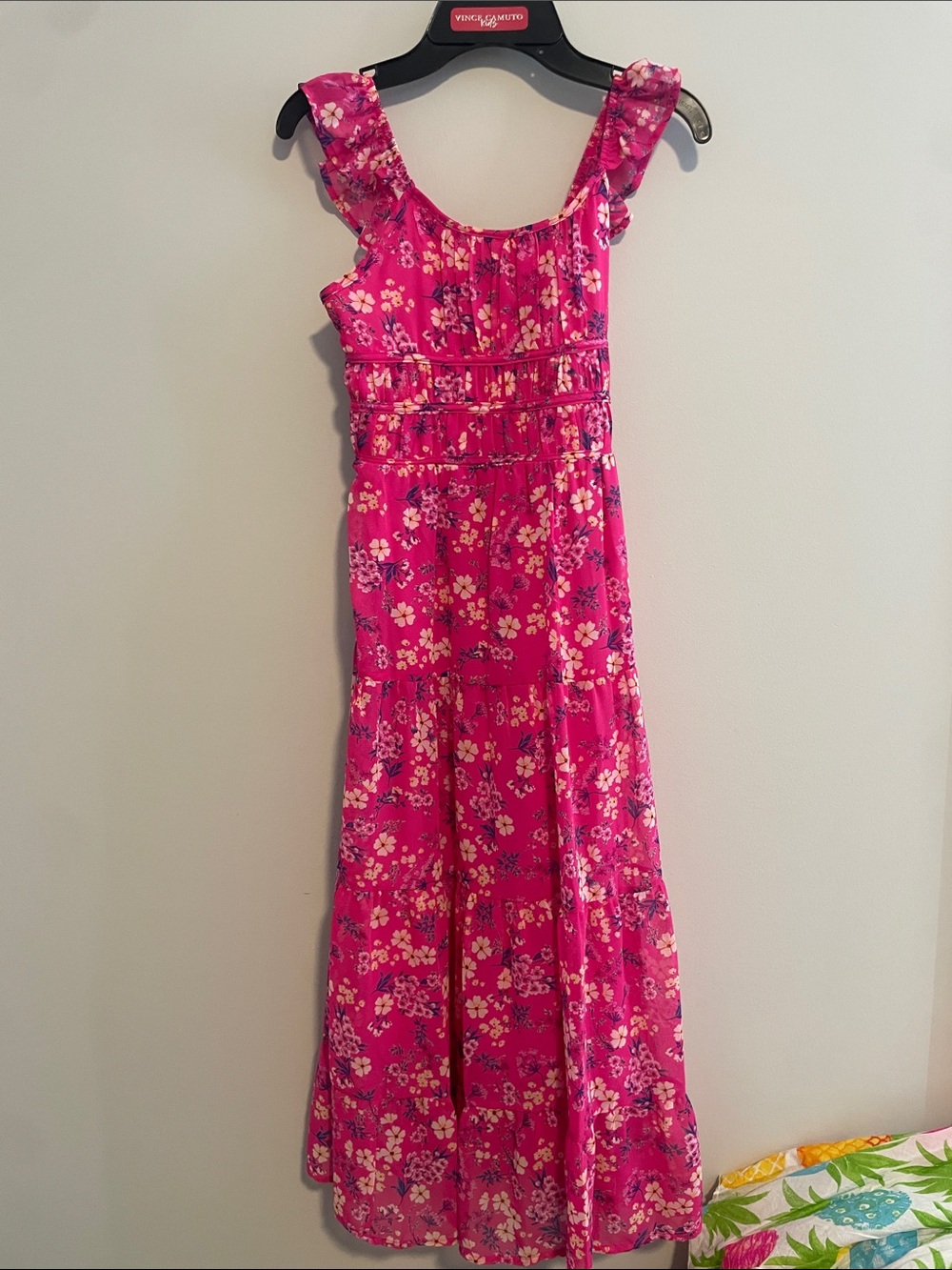 Speechless Girls Pink Floral Maxi Dress